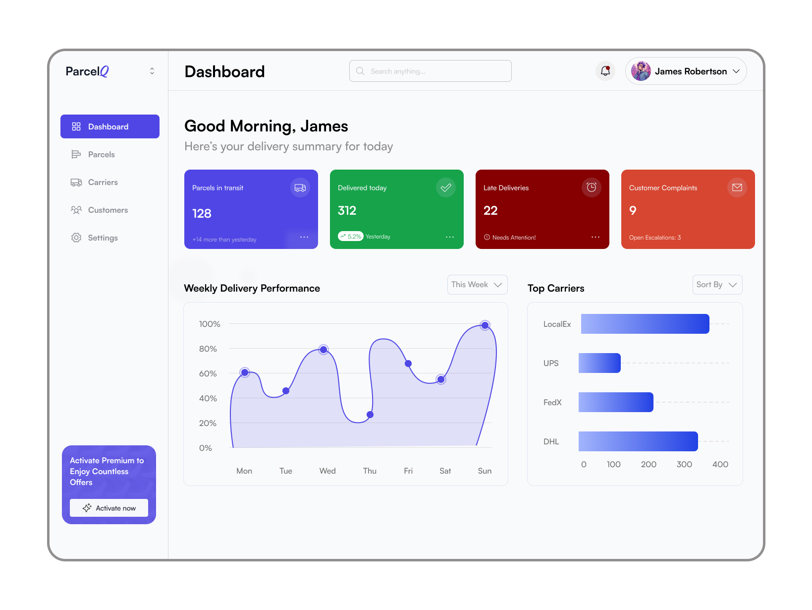 ParcelQ Admin Panel